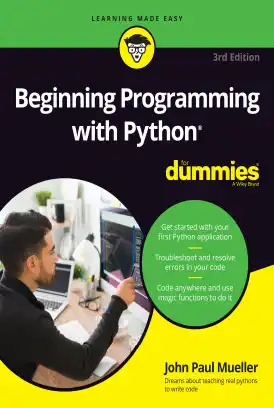 دانلود کتاب Beginning Programming with Python For Dummies زبان اصلی pdf آموزش پیاتون به زبان ساده