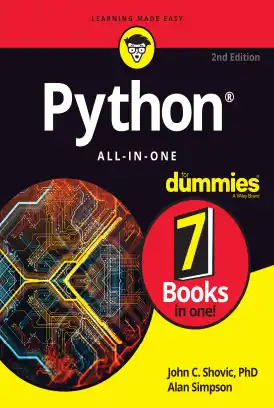 دانلود کتاب Python All-in-One For Dummies زبان اصلی pdf آموزش برنامه نویسی پایتون به زبان ساده